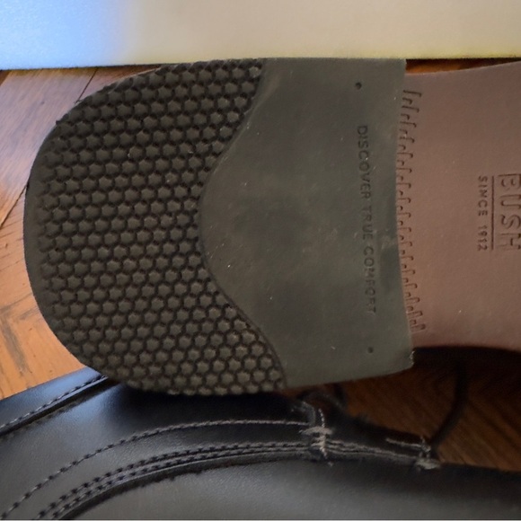 Men's Nunn Bush Carmelo Plain Toe Oxfords Black Dress Shoes 10.5 - Picture 11 of 14